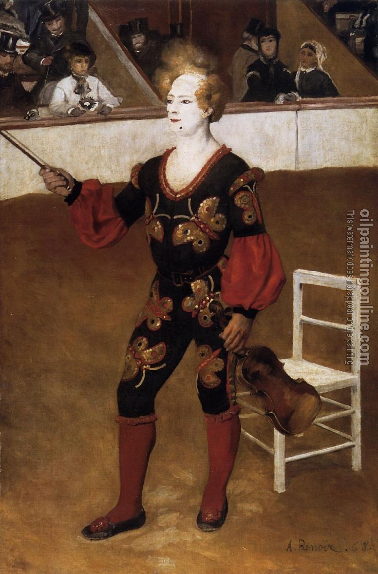 Renoir, Pierre Auguste - The Clown, James Bollinger Mazutreek